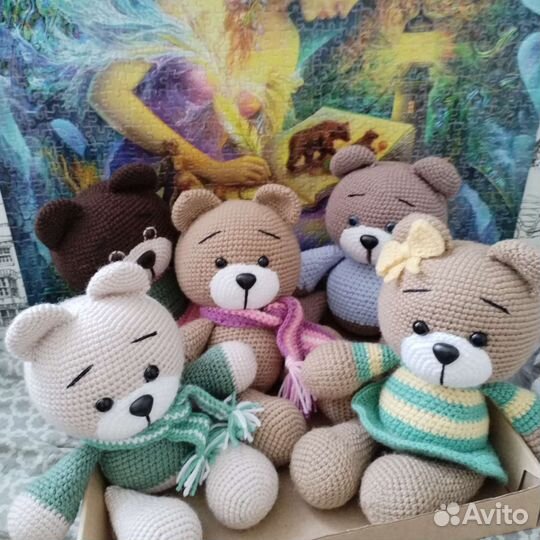 Мишутка вязаный