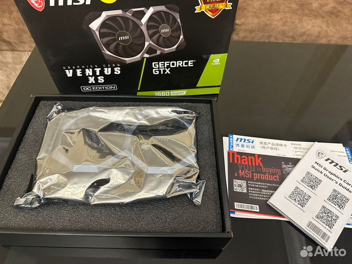 Видеокарта gtx 1660 6gb msi