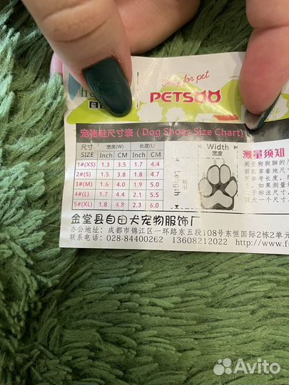 Обувь для маленьких собак