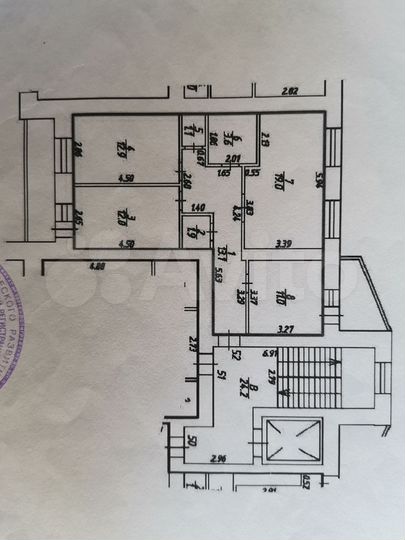 3-к. квартира, 85,6 м², 8/8 эт.