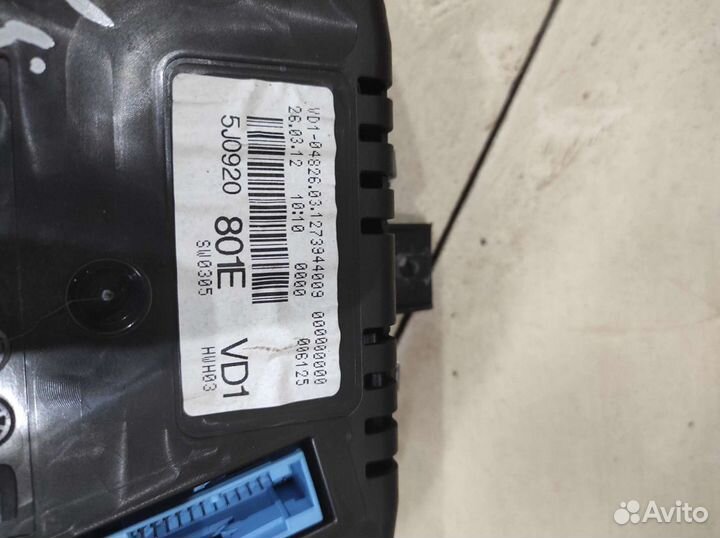 Панель приборная приборка доска Шкода фабия 2 5J