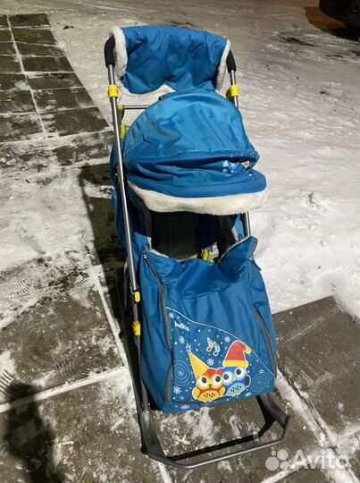 Коляска санки