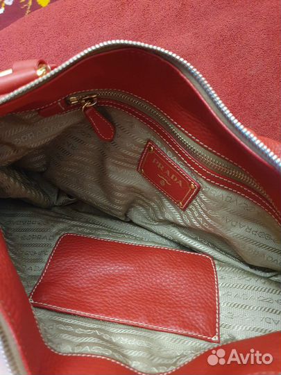 Сумка натуральная кожа prada оригинал