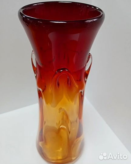 Ваза цветное стекло