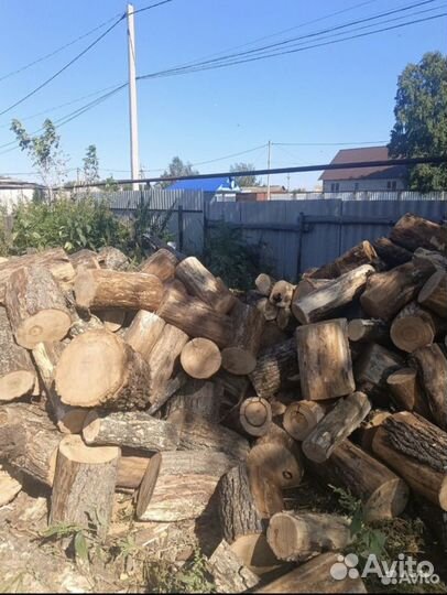 Дрова дубовые пеньками