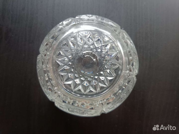 Ваза хрустальная СССР бу салатник