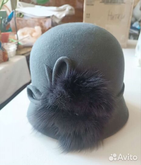 Шляпа фетровая женская