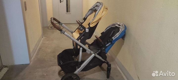 Коляска для двойни 2в1 uppababy vista
