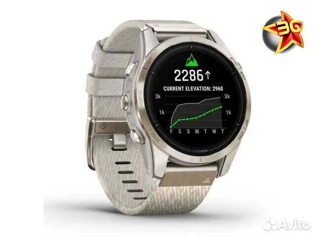 Часы Garmin epix Pro (Gen 2) Sapphire 42 mm Soft Gold