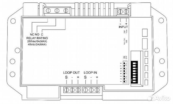 CHQ-MRC2(SCI) Hochiki mains relay controller