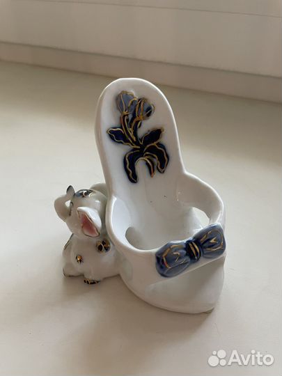 Туфелька со слоненком гжель