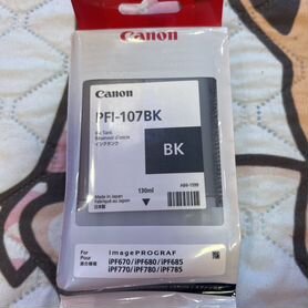 Картридж Canon PFI-107BK