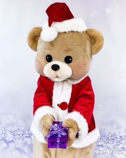 Мишка Тед поздравление от ростовой куклы