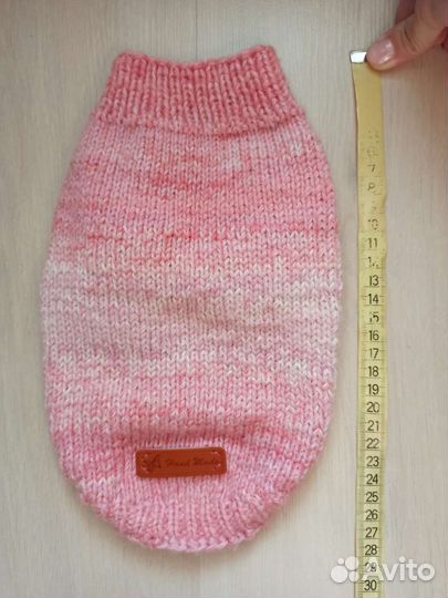 Вязаный свитер для собаки