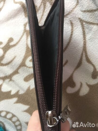Чехол для телефона кожаный на молнии