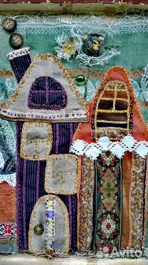 Картина из ткани 