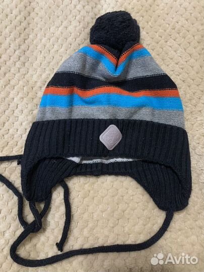 Шапка для мальчика демисезонная 44-46