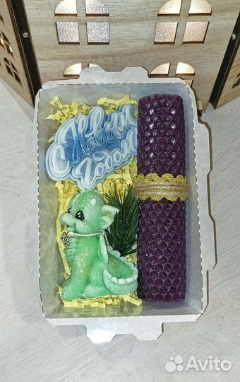 Новогодние подарки. Мыло ручной работы, свечи