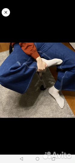 Джинсы широкие клешь zara