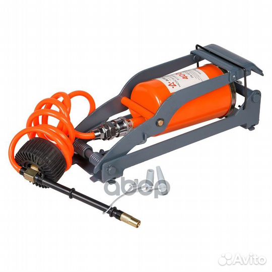 Ножной, механический, 400 см3, съемный манометр