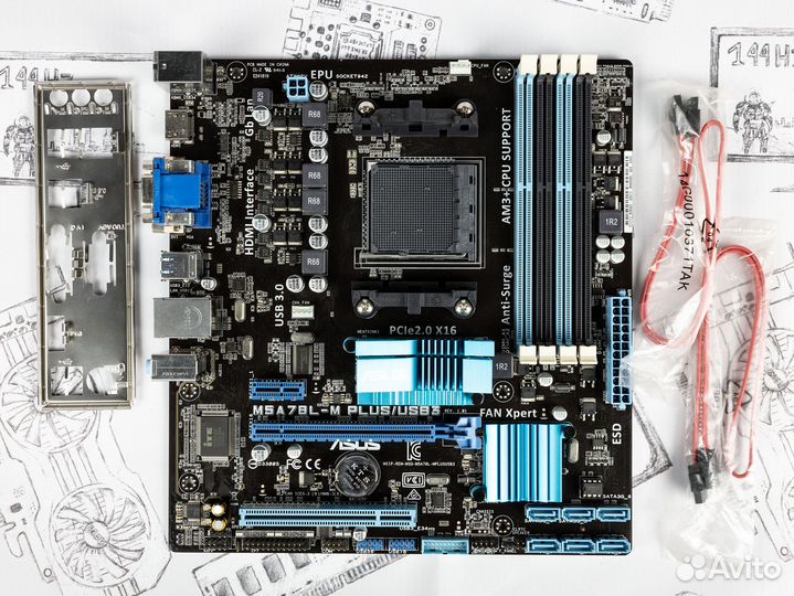Материнская плата asus M5A78L-M/USB3 AM3+