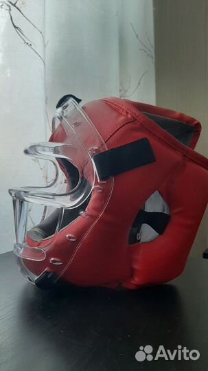 Шлем с маской для единоборств кристалл-11