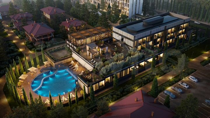 Апартамент в ак Моне (mone) Сочи, 35.7 м²