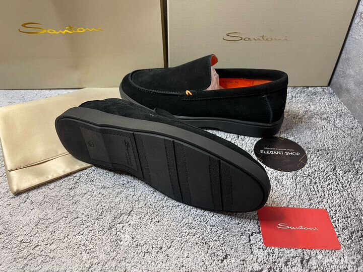 Лоферы Santoni мужские