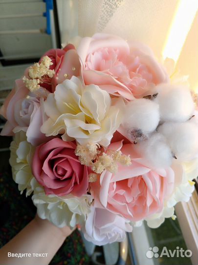 Композиции из мыльных цветов