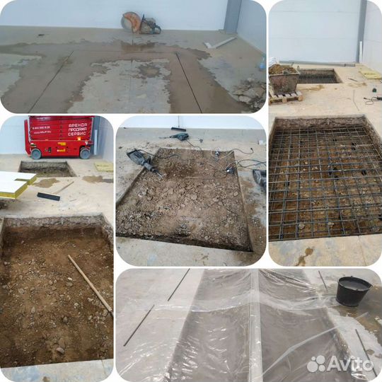 Демонтаж алмазная резка вывоз мусора подъем