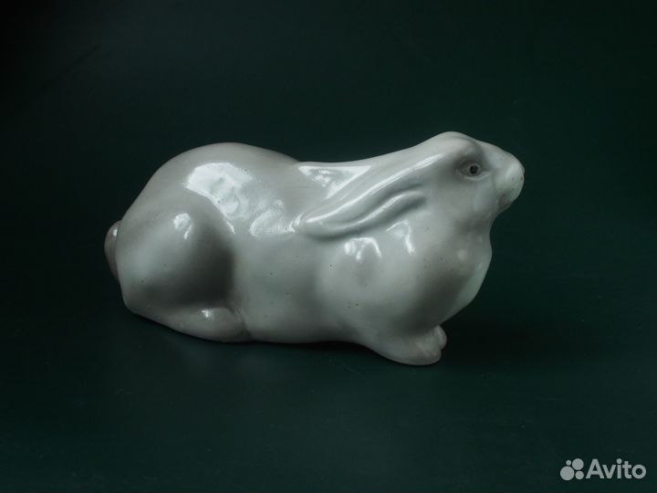 Статуэтка серый заяц, Ватагин, лфз