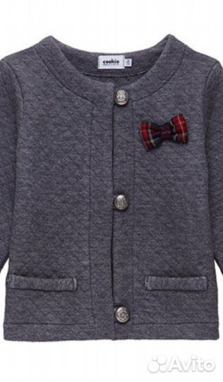 Пиджак из футера для девочки