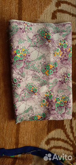 Отрезы ткани хлопок, ситец, фланель, СССР