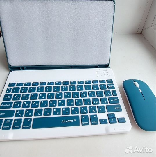 Клавиатура беспроводная зеленая для сасмунг tab s6