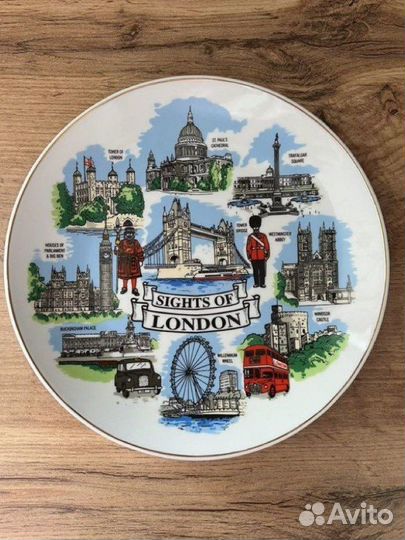 Сувенирная тарелка Лондон