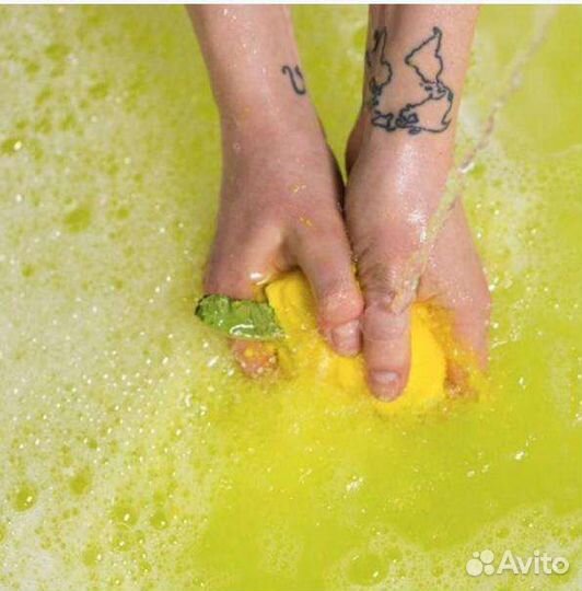 Lush пена для ванны Lemon Crumble (лимон)