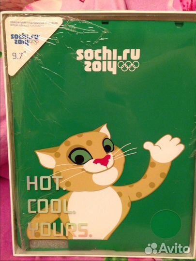 Чехол для планшета 9.7 дюйм Сочи заяц и гепард