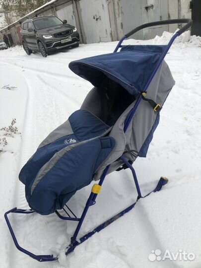Детские санки коляска бу