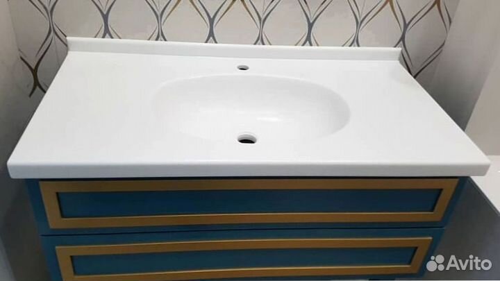 Столешница для ванной и кухни из искуственного кам