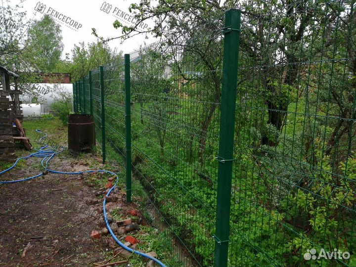 Забор из Гиттер 3Д 3 мм