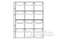 Листы для монет с клапанами, скользящие