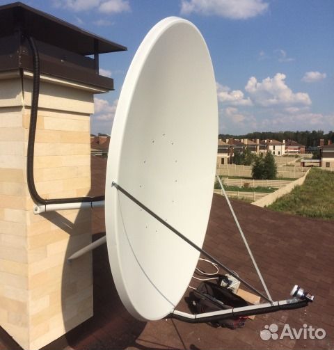 Установка, монтаж спутниковых и эфирных антенн