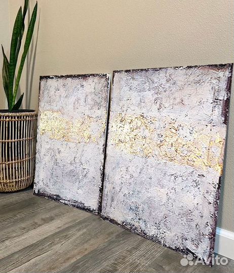 Диптих «Люби меня люби.» 50/50см x2