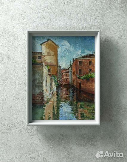 Картина масло Венеция Канал