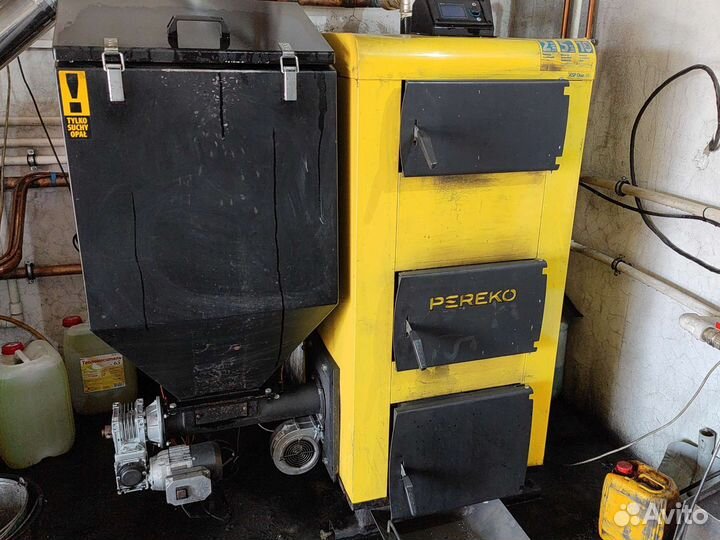 Автоматический угольный твердотопливный котёл