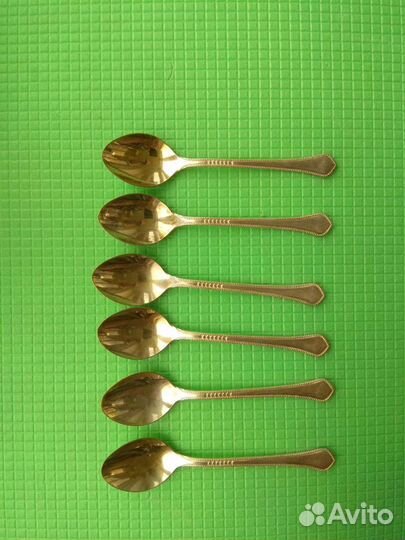 Набор чайных ложек Мельхиор Прибалтика СССР