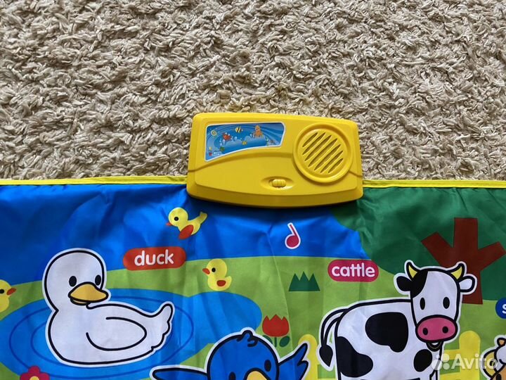 Детский развивающий музыкальный коврик-пианино