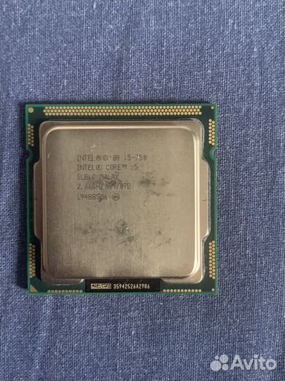 Процессор intel core i5 750(760)