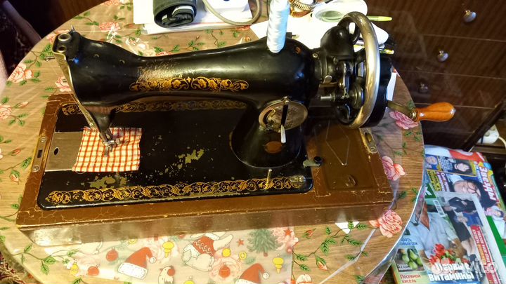 Швейная машина подольск ручная