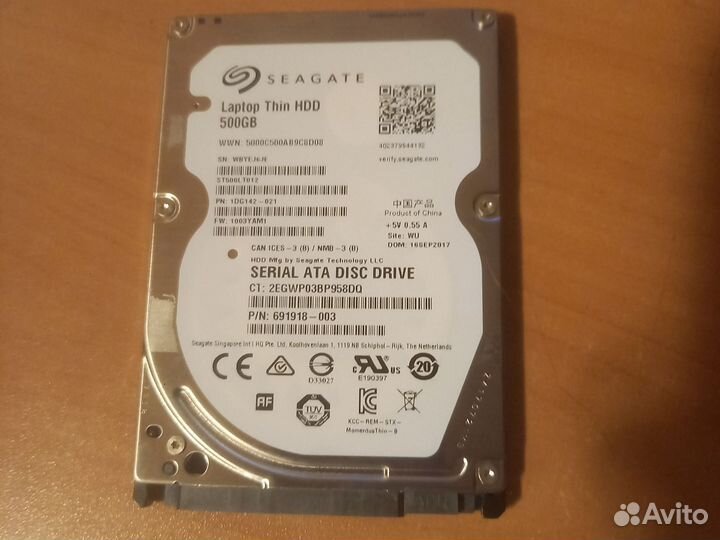 Жесткий диск seagate 2.5